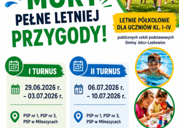 Lato 2026 – Zapisy na półkolonie w Jelczu-Laskowicach