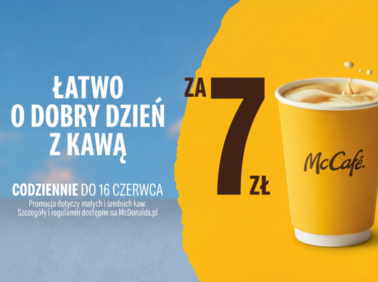 Przepyszna kawa za 7 zł w McDonald’s! Sprawdź zasady nowej promocji