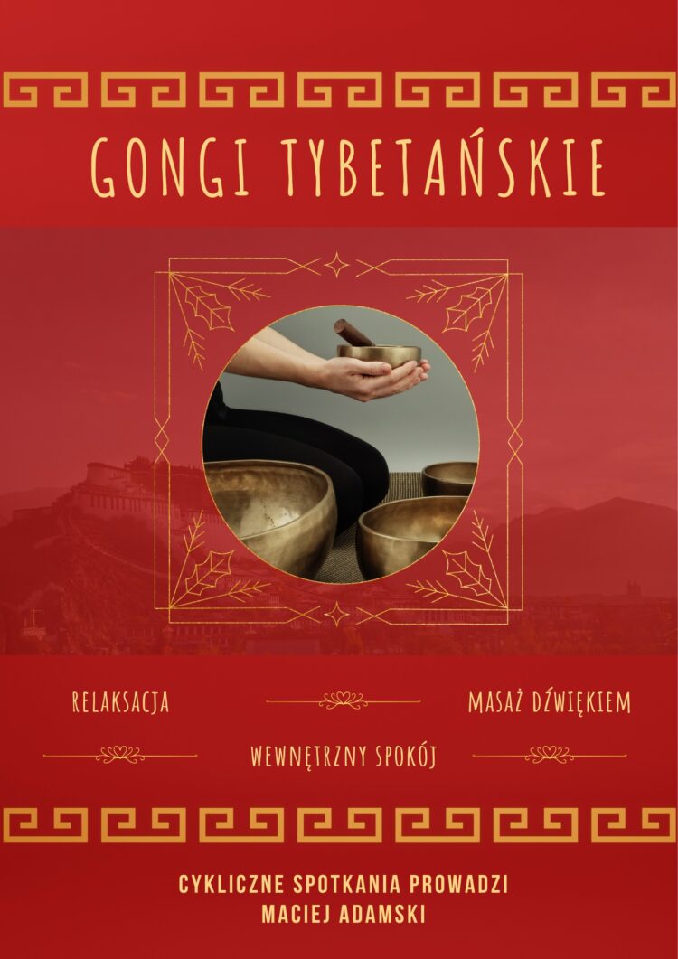 14.05.2026 – Odzyskaj harmonię i spokój. Zapraszamy na relaksację przy gongach!